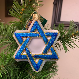 Old World Christmas Hanukkah Star of David Ornament