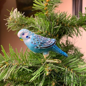 Old World Christmas Clip On Parakeet Ornament!