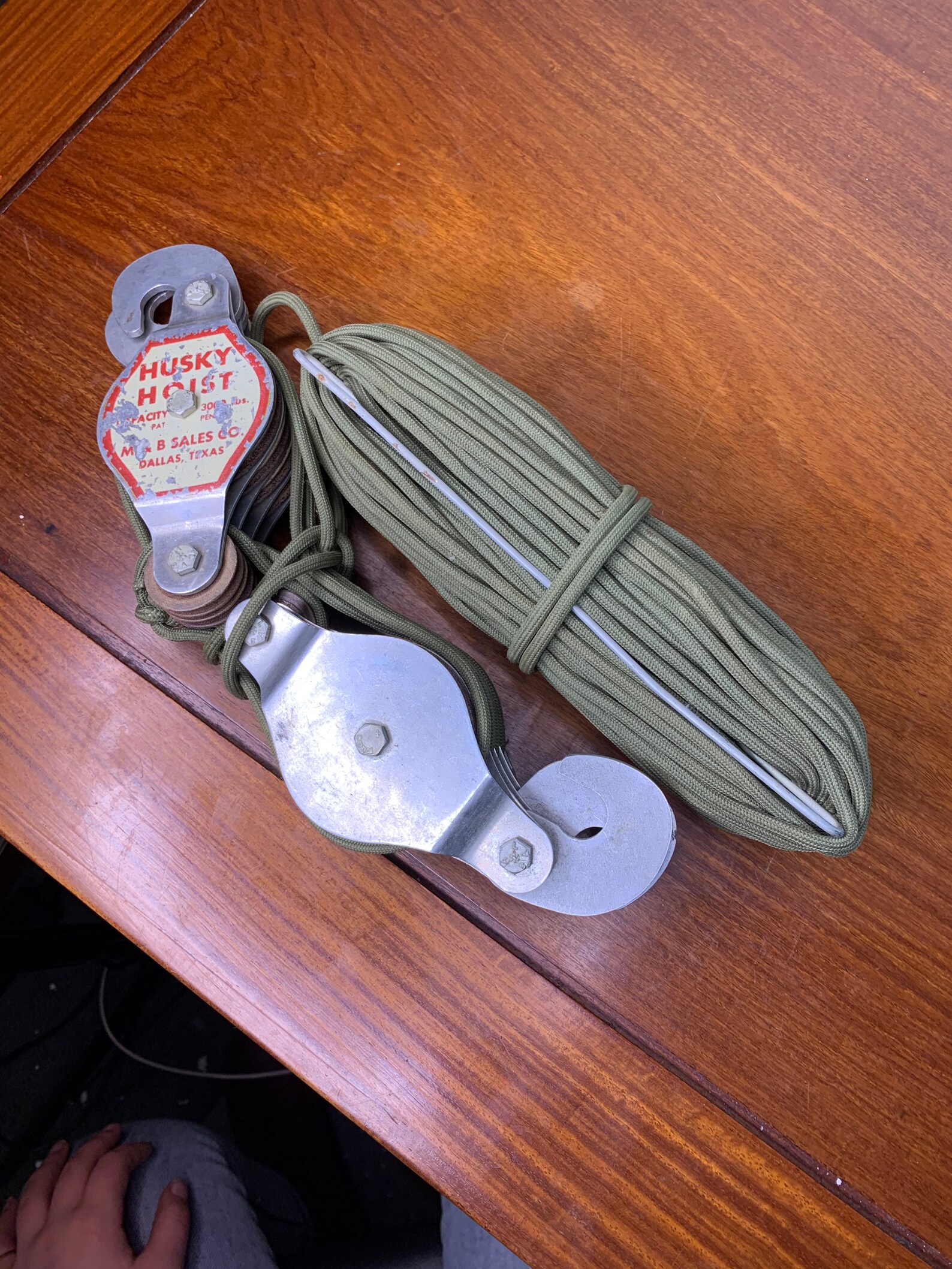 Antique Husky Hoist Vintage Rope Pulley Etsy