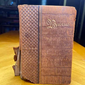 1800s Alexander Edition Leather Robert Burns Book