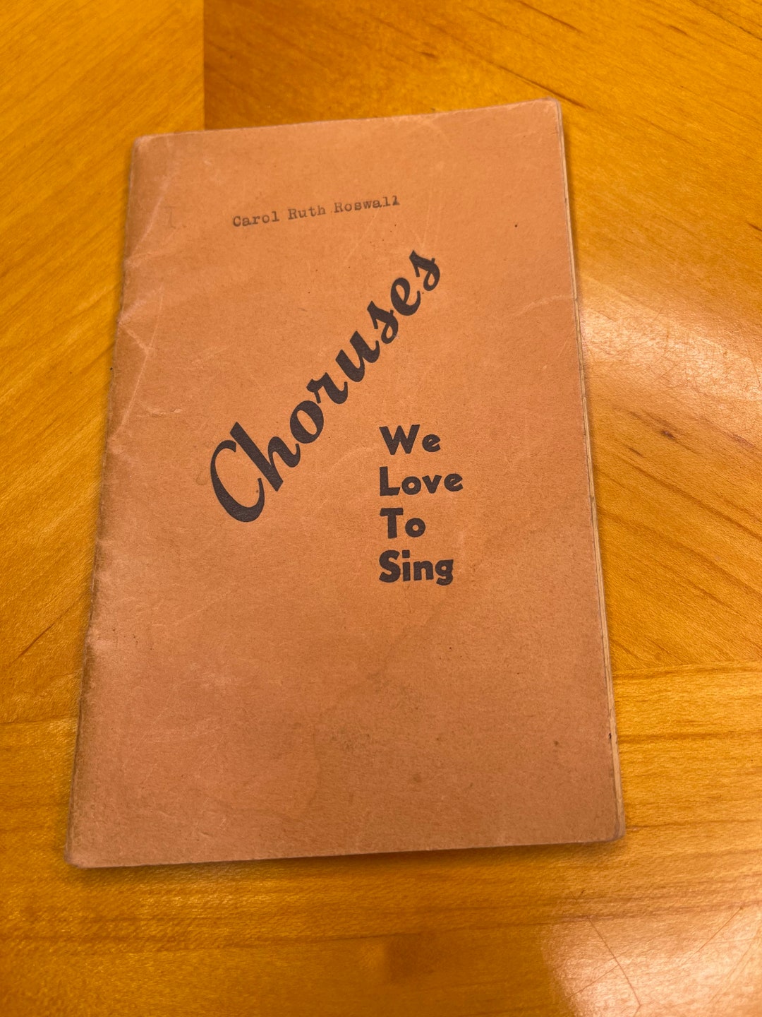 Vintage Chorus Book Sheet Music Etsy