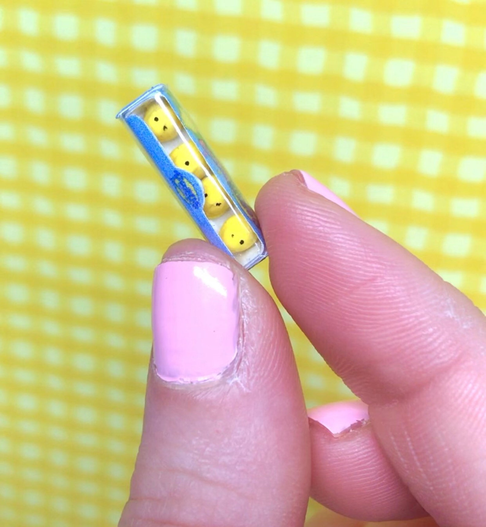 Miniature Dollhouse Easter Peeps Etsy