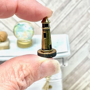 Mini Dollhouse Lighthouse Decor