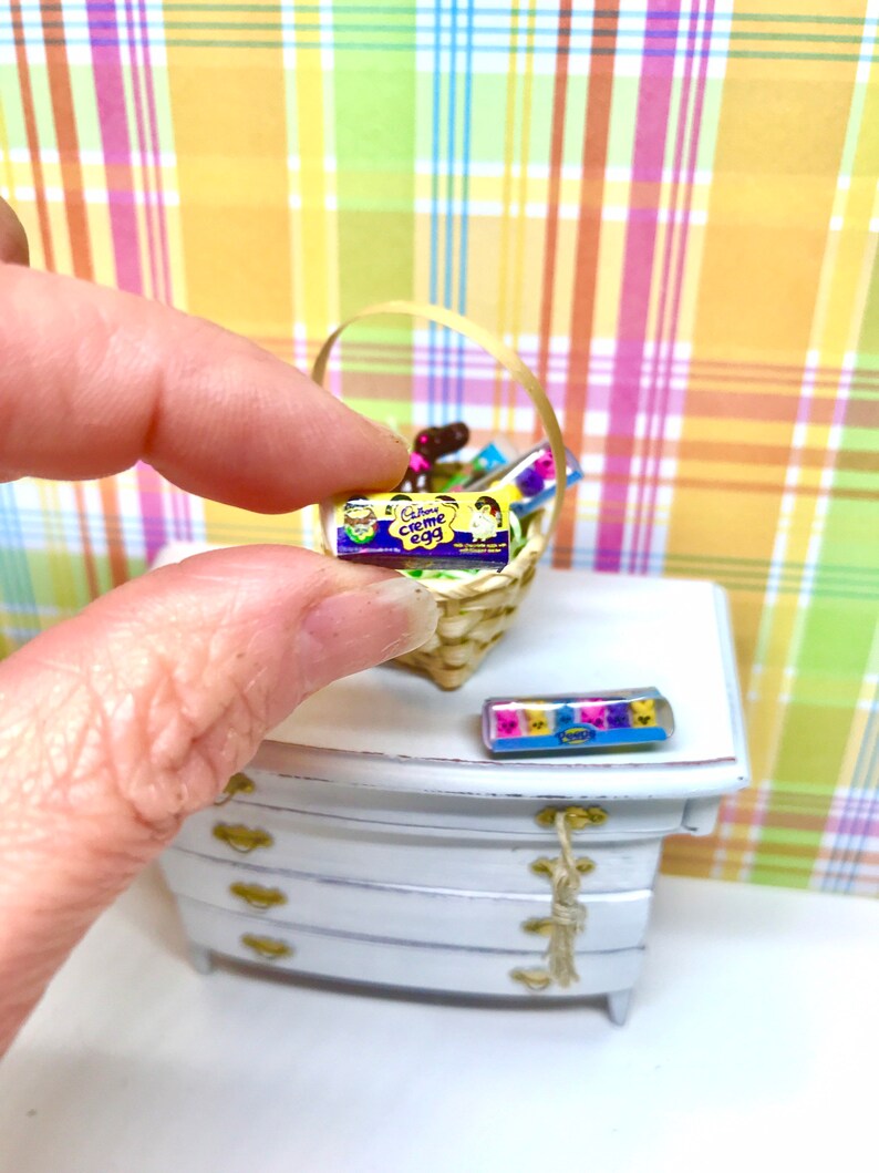 Miniature Dollhouse Easter Peeps Etsy