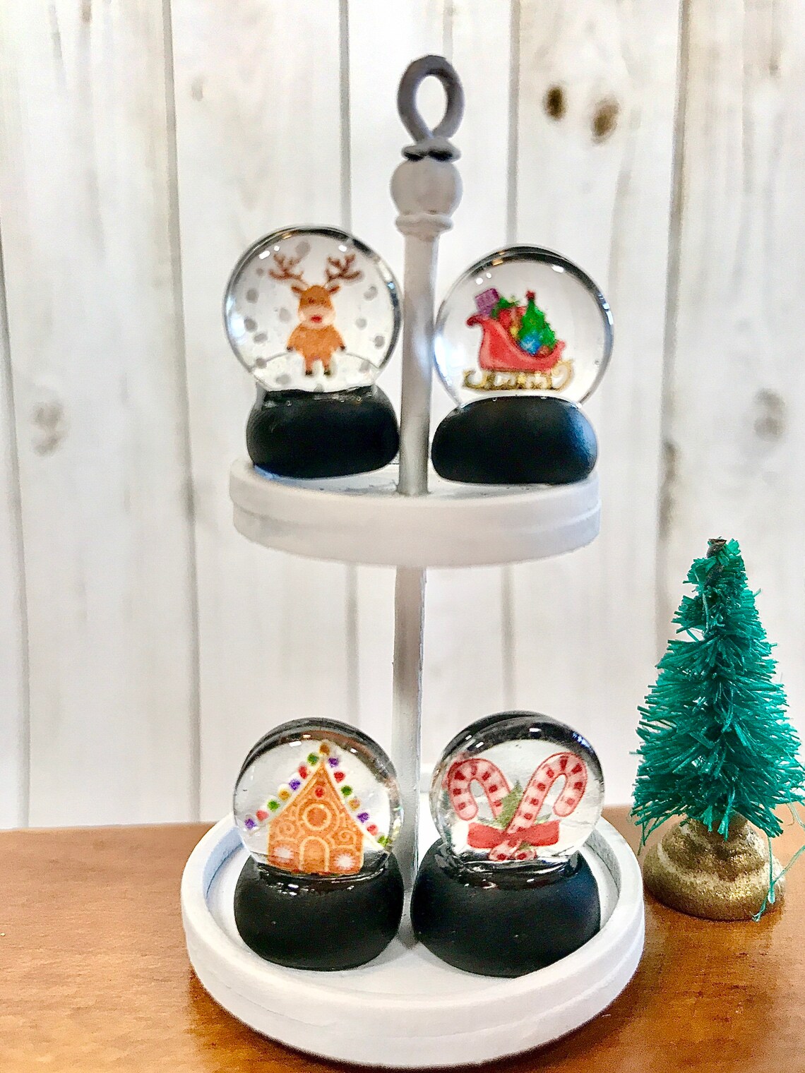 Dollhouse Miniature Snow Globe Replica Etsy Sweden