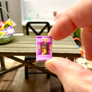 Miniature Easter Candy purple box bunny