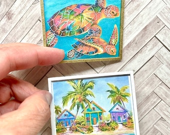 Miniature Beach House Wall Decor