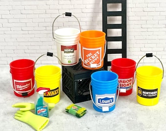 Miniature dollhouse  5 gallon bucket for 1:12 scale dollhouses