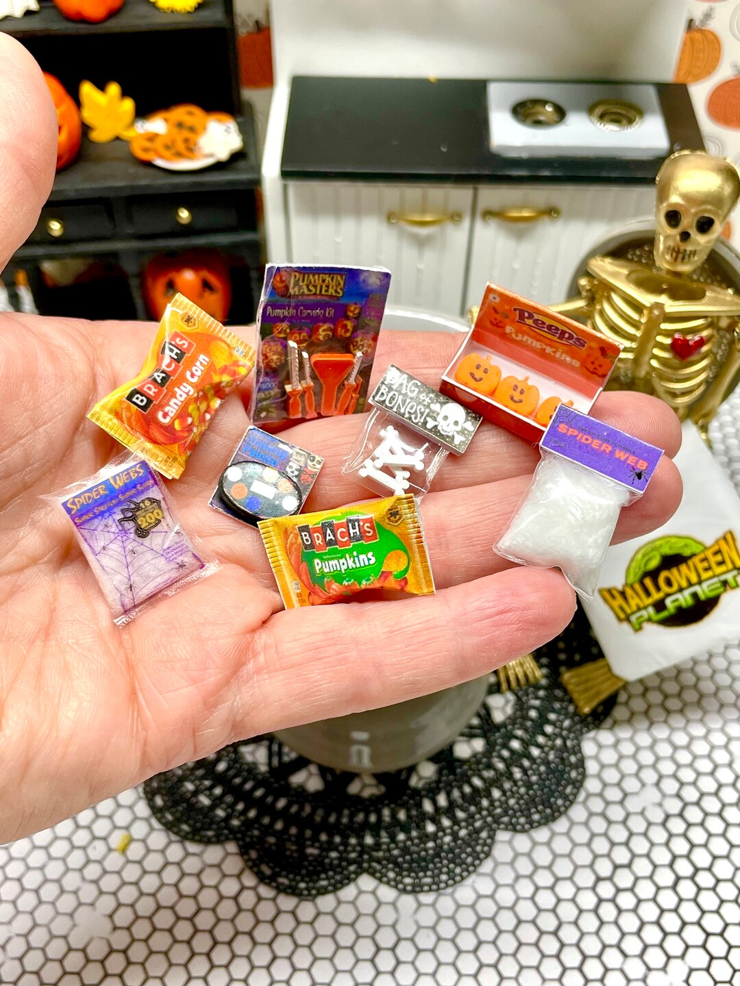 Miniature Halloween Decorations Etsy