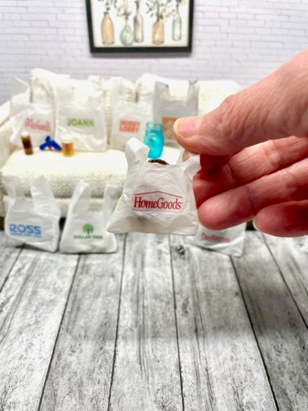 Miniature Plastic Shopping Bags - Etsy