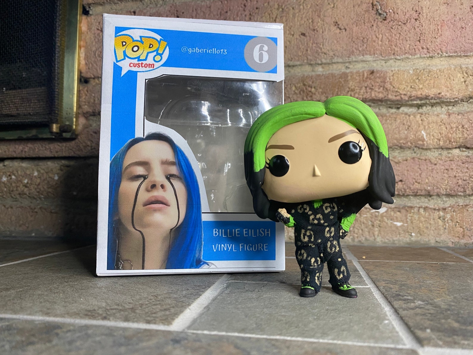 Custom Billie Eilish Funko Pop Etsy