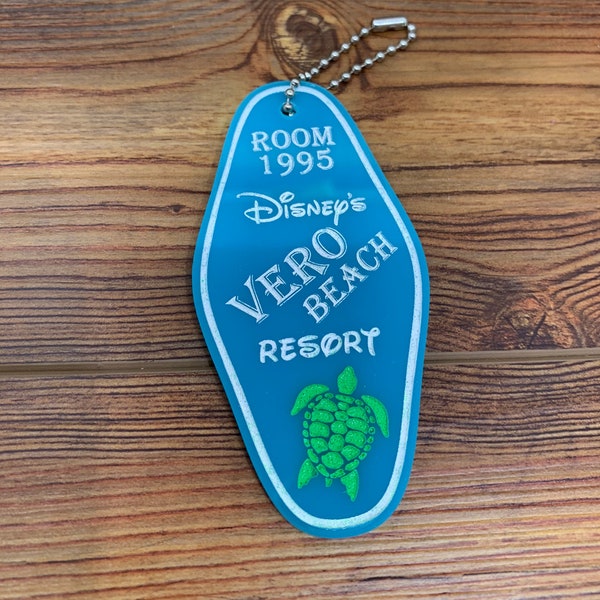 Vero Beach Resort Keychain, Disney Vacation Club, Gift Idea