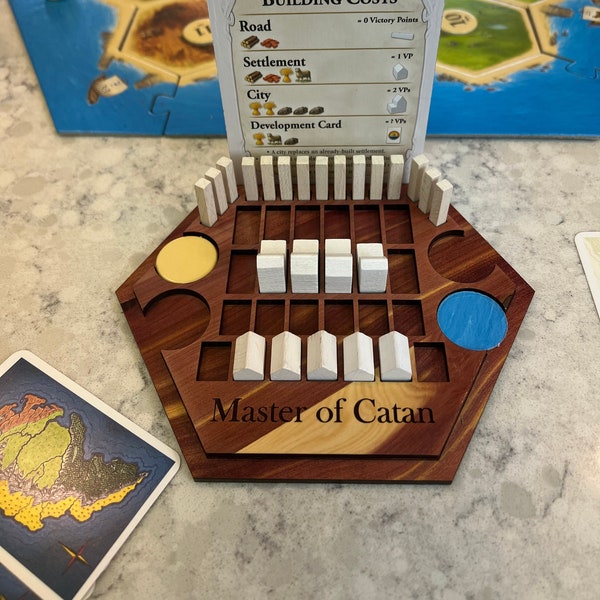 Catan, Game Piece Holder, Board Game Tray, Board Games