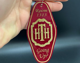 Tower Of Terror Keychain, Disney Vintage Hotel Keychain, Disney Gift