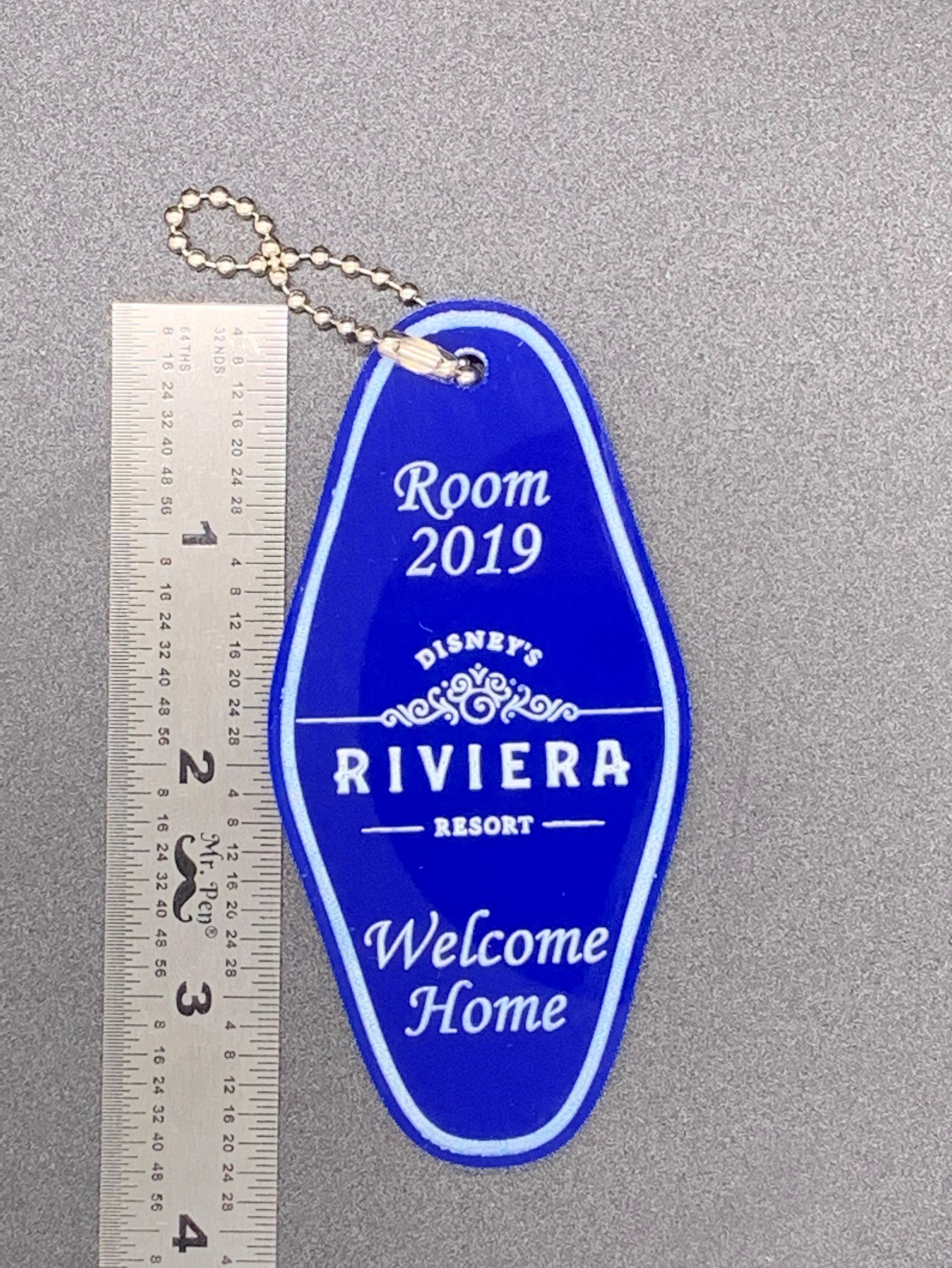 Riviera Vintage Keychain, Vintage Hotel, Disney Gifts - Etsy