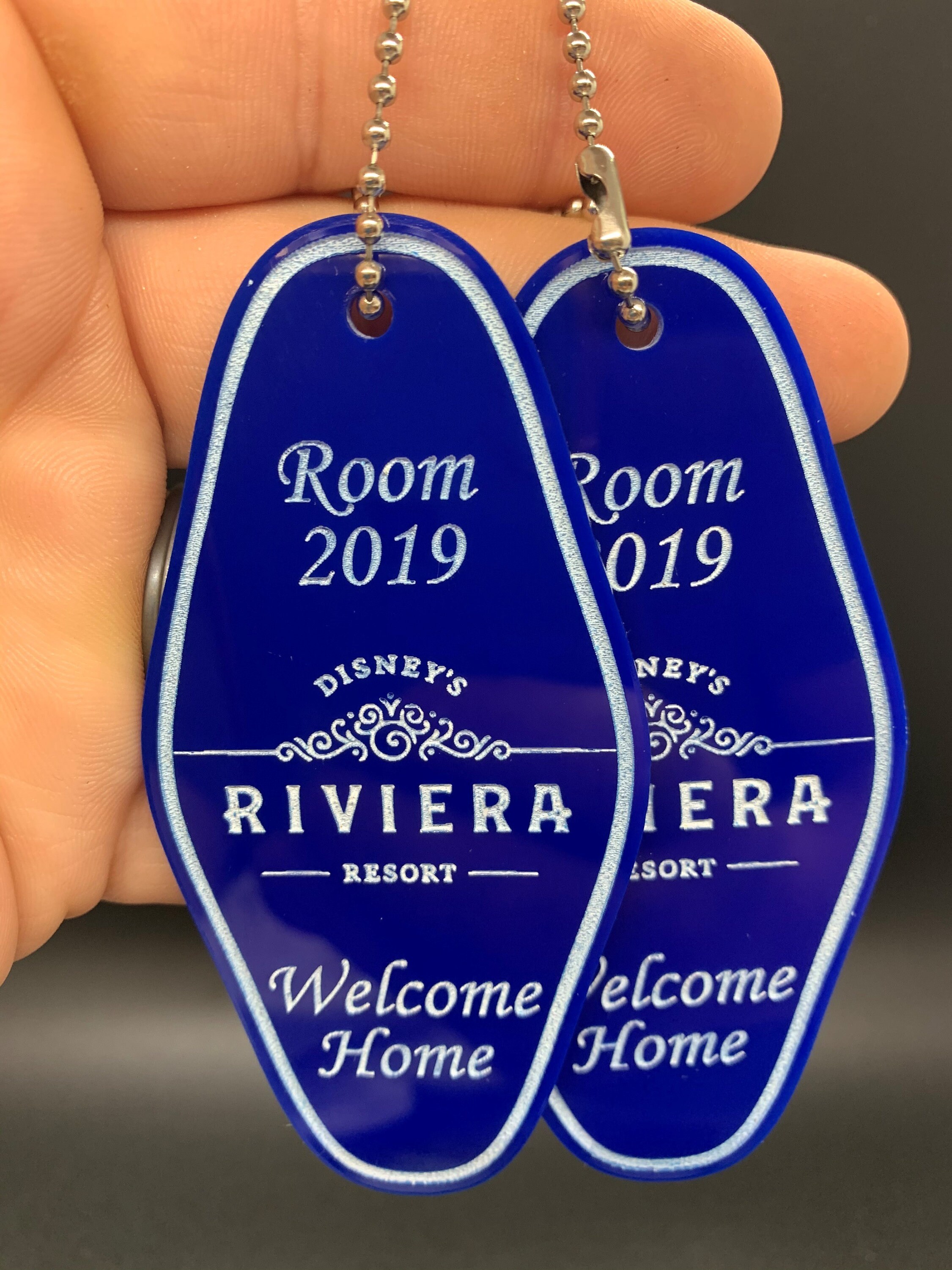 Riviera Vintage Keychain, Vintage Hotel, Disney Gifts - Etsy
