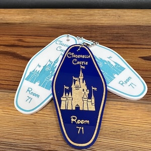 Cinderella Castle Vintage Keychain