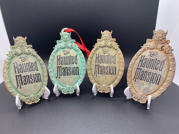 Haunted Mansion sign w/ stand, Disney Fan Gift, Park Gift