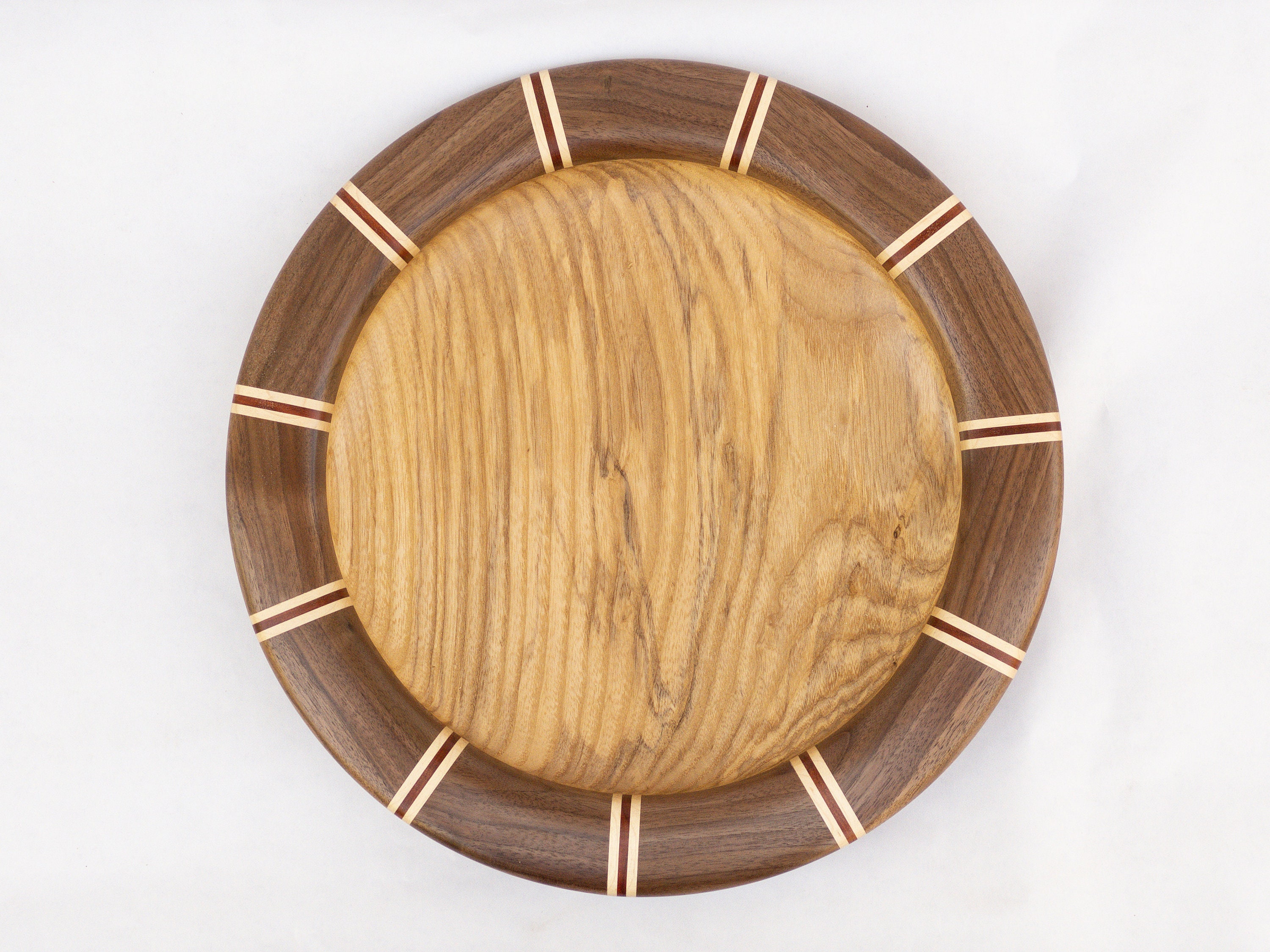 Ash Plate Wood Turning Lathe Turned Plate Hand Made Etsy