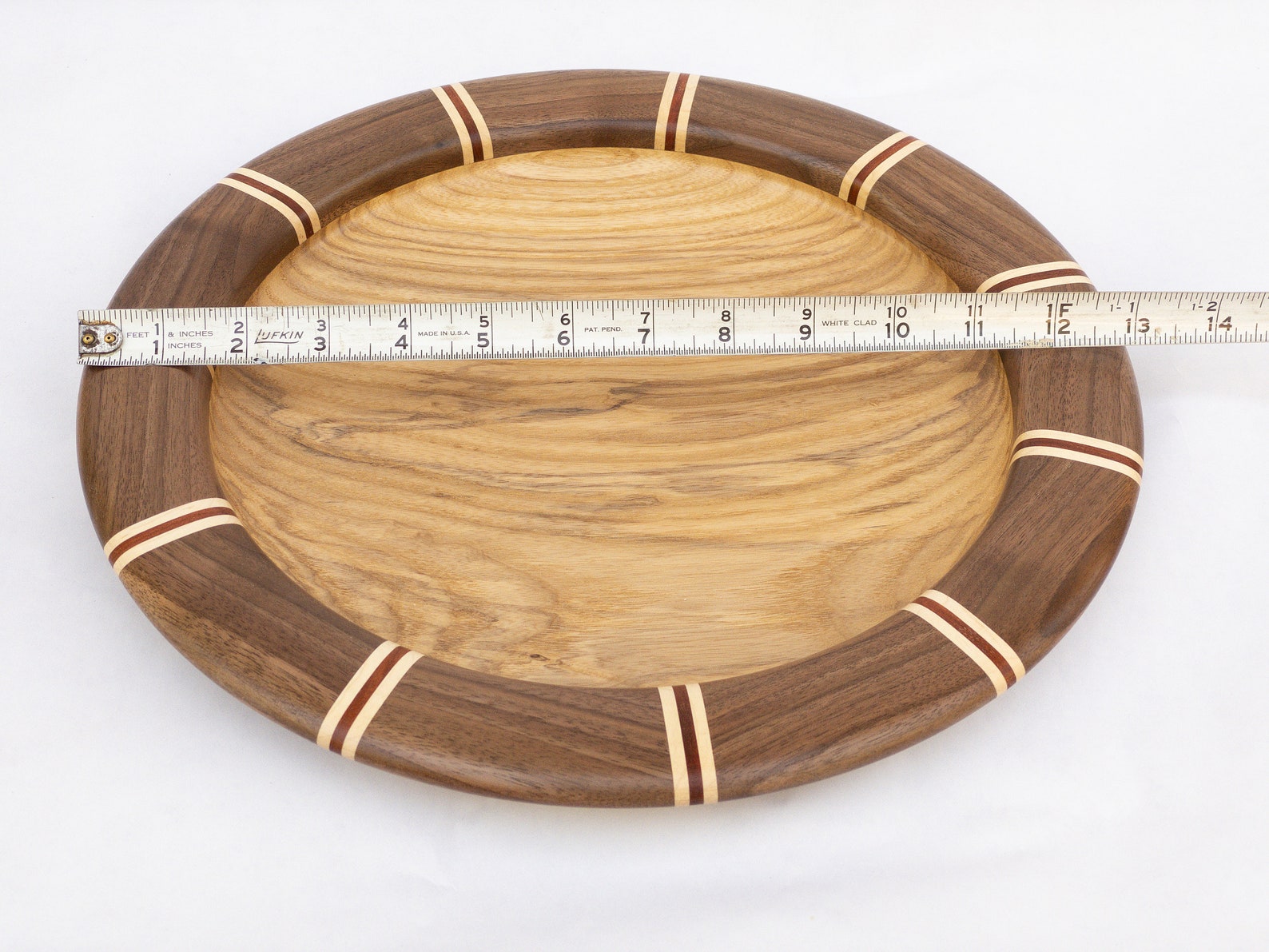 Ash Plate Wood Turning Lathe Turned Plate Hand Made Etsy