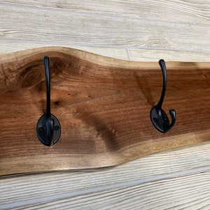 Live Edge Coat Rack Wall Mount Coat Hooks Wall Coat Hooks For Wall Mount Coat Rack Coat Hanger Coat Hooks Wall Coat Rack Wood Gift for Him