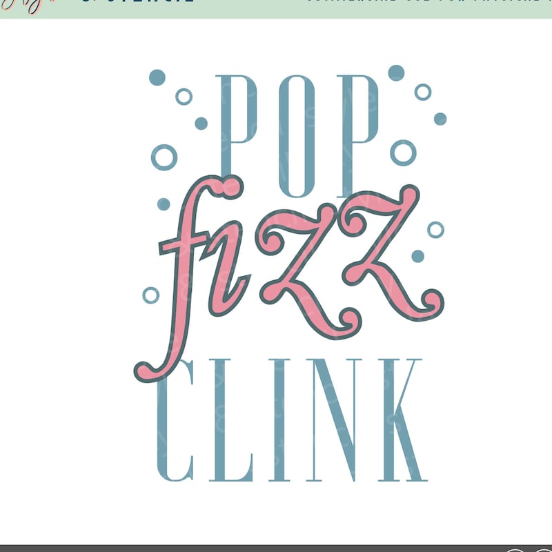 Pop Fizz Clink Sign - Etsy