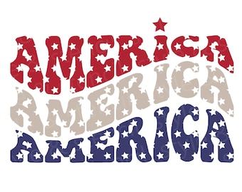 America Flag SVG – Patriotic 4th of July Design (Digital Download)