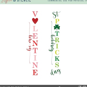 Valentine Porch Sign SVG - Valentine Sign SVG - St Patricks Day Porch SVG - Valentine Svg - Valentine Porch Sign - Porch Sign Svg - Porch