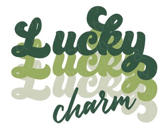 Lucky Charm SVG – St Patricks Day Shirt Design (Digital Download)