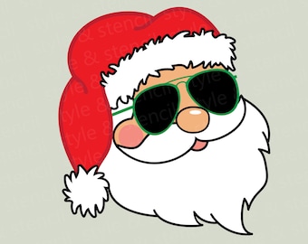 Download Santa Sunglasses Etsy PSD Mockup Templates