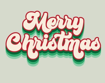 Download Retro Christmas Svg Etsy