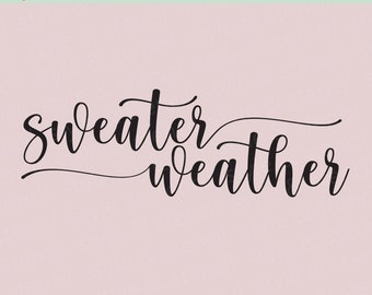 Sweaterweer SVG – herfstdecor gesneden bestanden (digitale download)