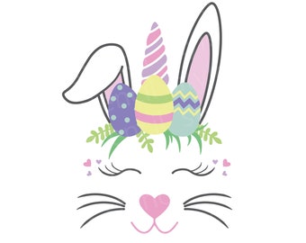 Download Easter Unicorn Svg Etsy