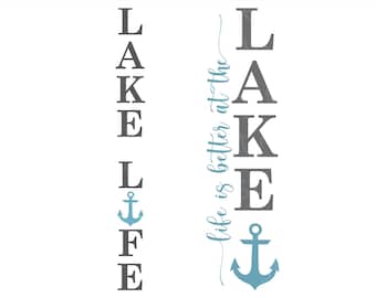 Summer Porch Sign SVG - Lake Life SVG - Summer Porch Sign - Life Is Better At The Lake - Porch Sign Svg - Lake SVG - Lake Sign - Lake Png