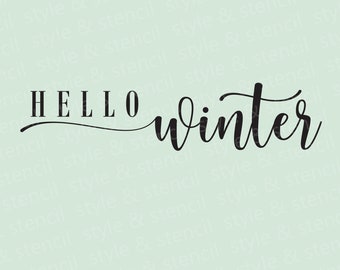 Download Hello Winter Svg Etsy