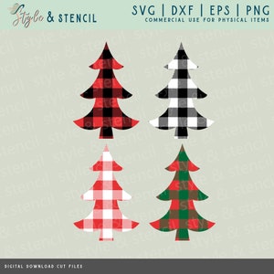 Christmas Tree SVG - Buffalo Plaid SVG - Christmas SVG - Plaid Tree Svg - Christmas - Tree Svg - Christmas Decorations - Christmas Png - Dxf