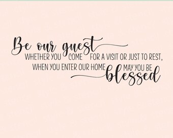 Guest Room Svg Etsy