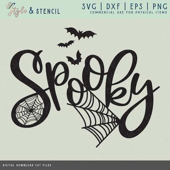 Download Spooky SVG Spooky Decor Halloween Decor Halloween SVG | Etsy
