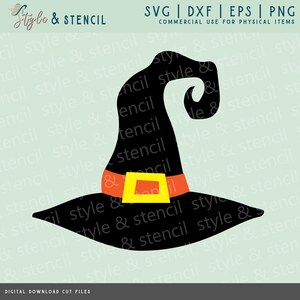Witch Hat SVG – Halloween Cut File, Witchy Decor (Digital Download)