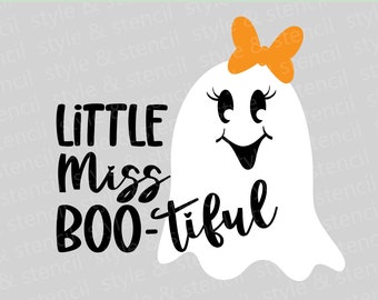 Bootiful SVG - Girl Halloween SVG - Little Miss Bootiful SVG - Halloween Svg - Kids Halloween Svg - Girl Halloween Shirt - Bootiful Shirt