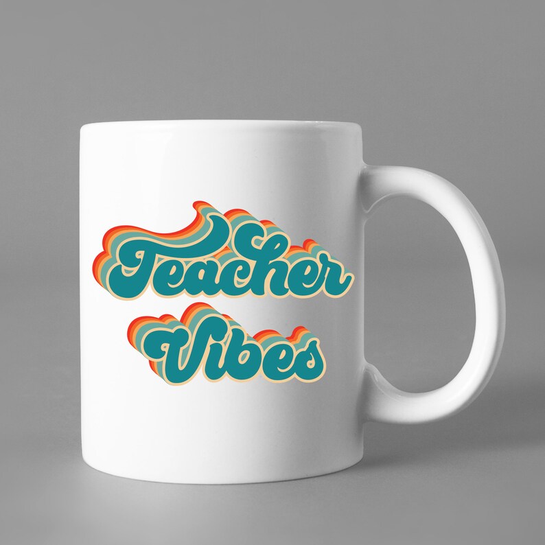 Download Clip Art Retro Font Teacher Gits Sublimation Teacher Shirts Retro Svg Teacher Shirt Svg Teacher Vibes Svg Teacher Svg Teacher Vibes Art Collectibles