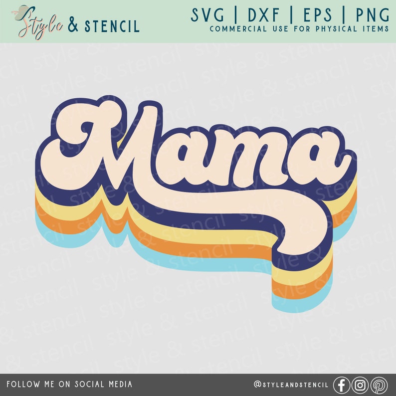 Download Clip Art Mama Mama Shirt Retro Retro Font Mama Png Mama Svg Mama Bear Svg Sublimation Retro Mama Svg Mama Sublimation Retro Svg Art Collectibles