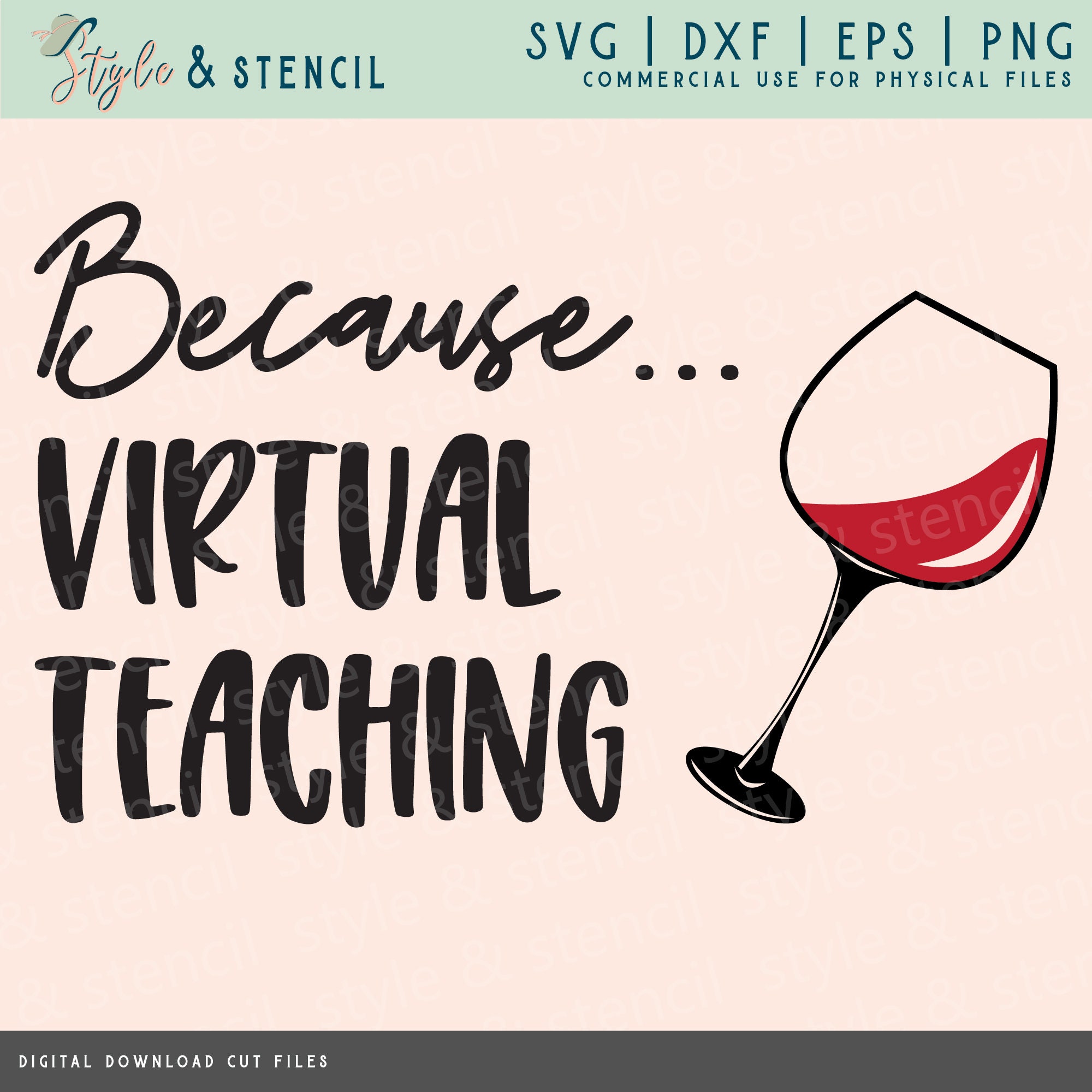 Download Because Virtual Teaching Svg Zoom Teacher Svg Zoom Svg Etsy
