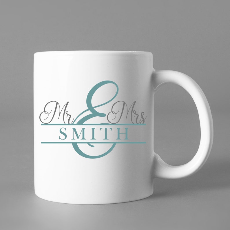 Download Mr and Mrs SVG Split Monogram Monogram SVG Wedding Svg | Etsy