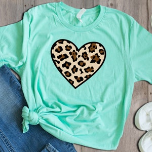 Leopard Heart SVG Leopard Print SVG Leopard Heart Heart SVG Sublimation ...