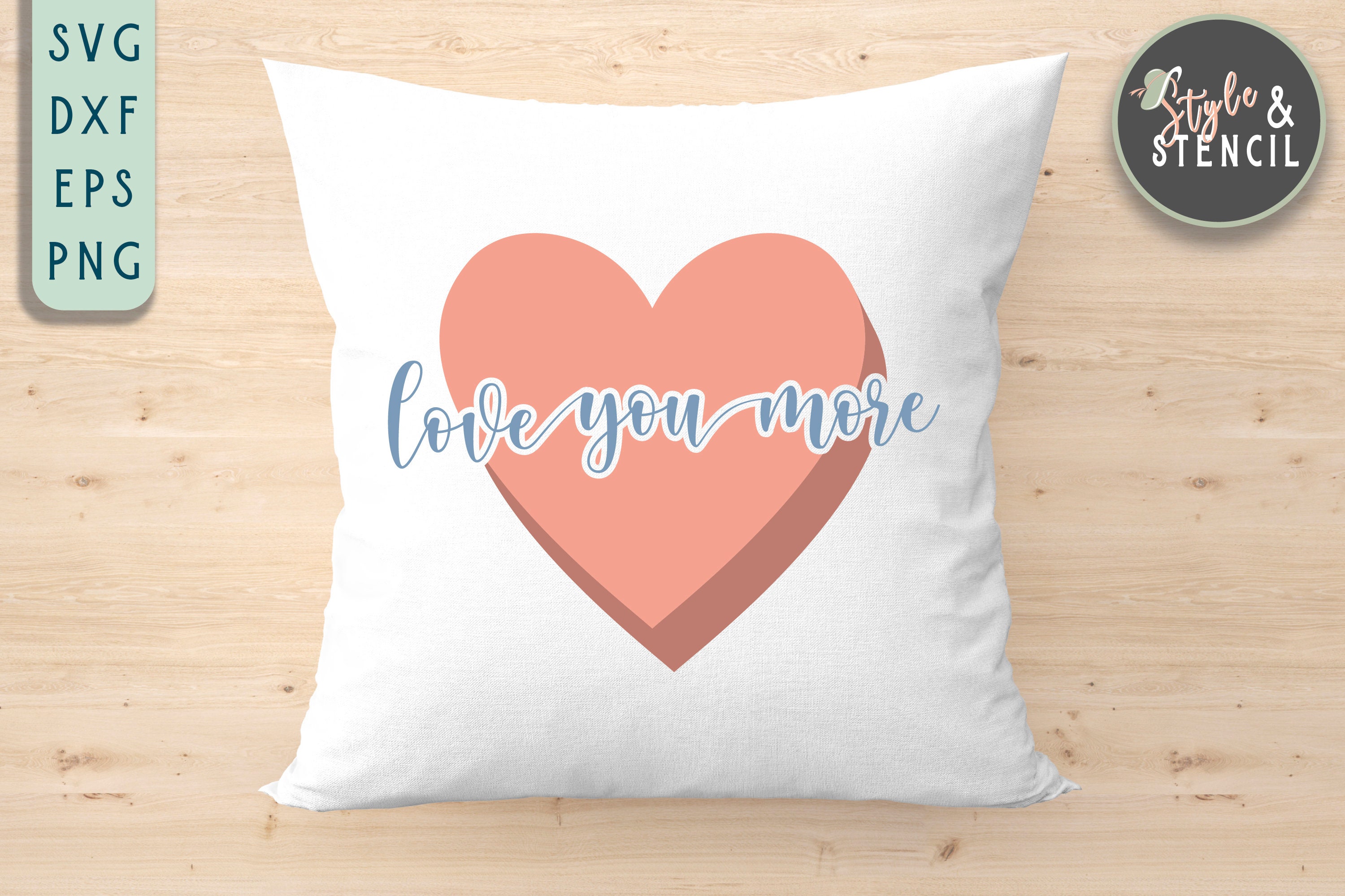 Love You More SVG Valentine SVG Valentines Valentines - Etsy