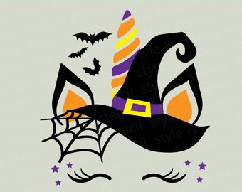 Halloween Unicorn SVG - Halloween Unicorn - Halloween Decor - Halloween SVG - Halloween Unicorn PNG - Halloween Shirt - Halloween Sweatshirt