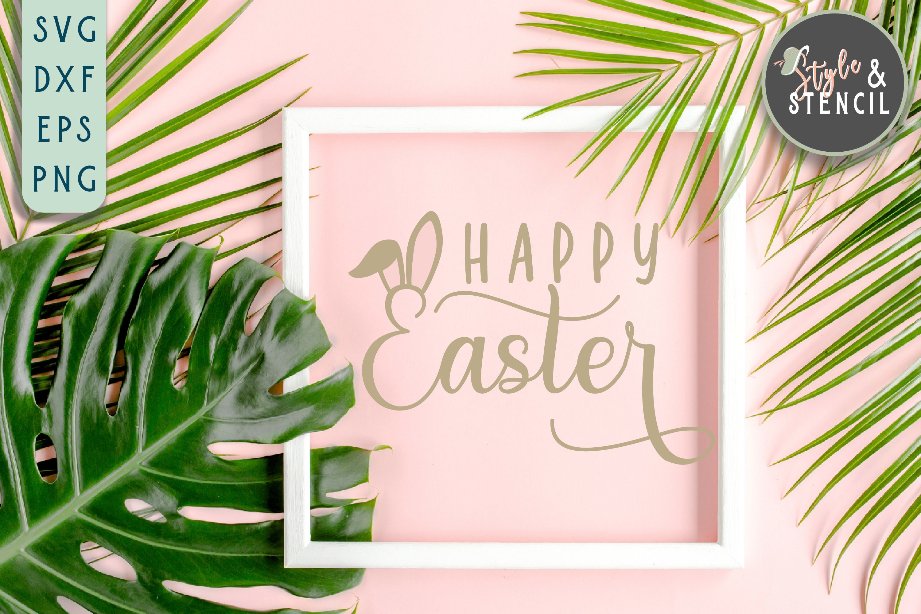 Happy Easter SVG Easter SVG Easter PNG Happy Easter Sign Etsy