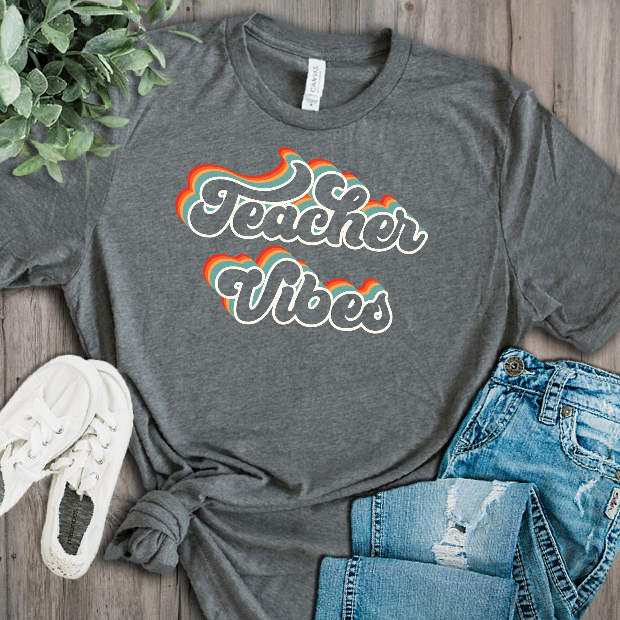 Teacher Vibes SVG Teacher Shirts Teacher Svg Teacher | Etsy