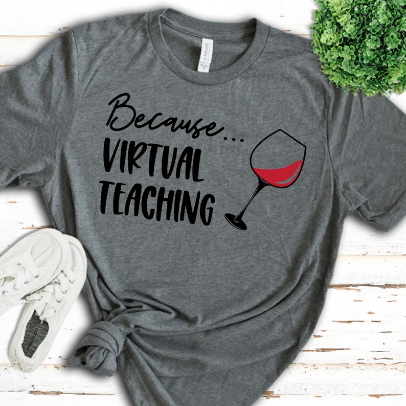 Download Because Virtual Teaching SVG Zoom Teacher SVG Zoom SVG | Etsy
